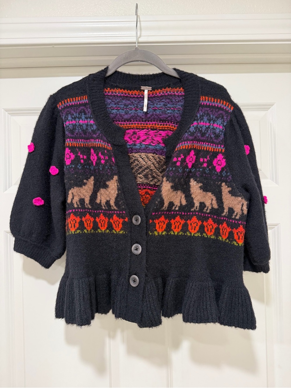 Free People Wolf Pack Cardigan Size XS